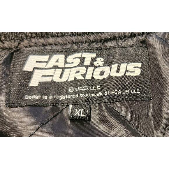 Reason x Fast & Furious Bomber Jacket in size Xlarge NWT - Picture 7 of 9